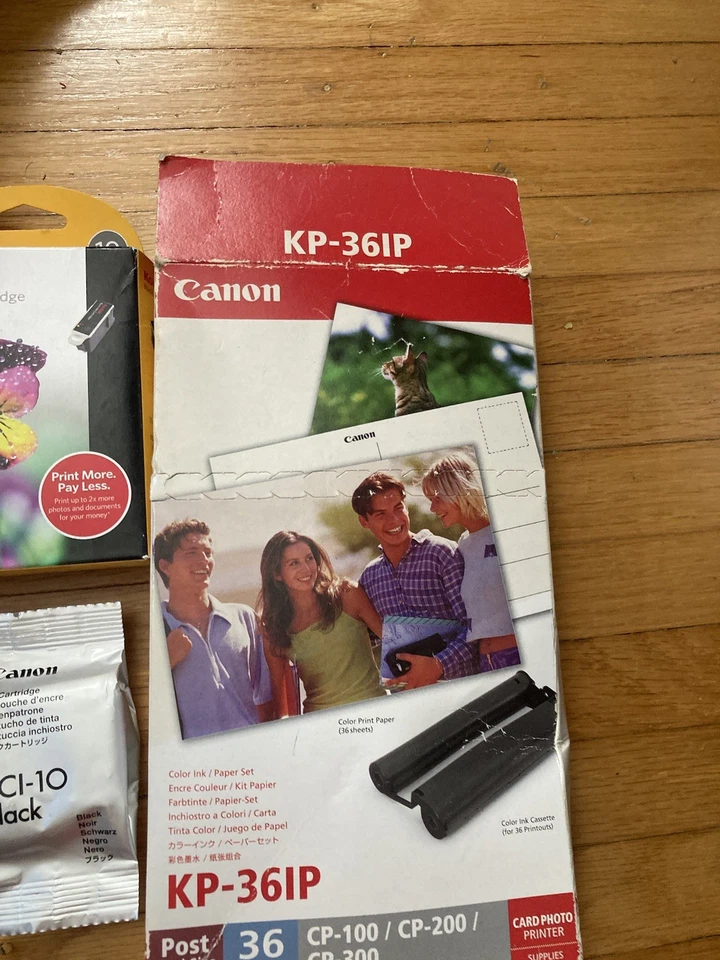 Kodak 10B cartucho de tinta preto 10C combo 8367849 lote lacrado revendedor Canon - Imagem 4 de 4