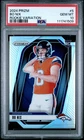 Panini 2024 Prizm Bo Nix Denver Broncos Rookie Variation RC #5 Silver PSA 10