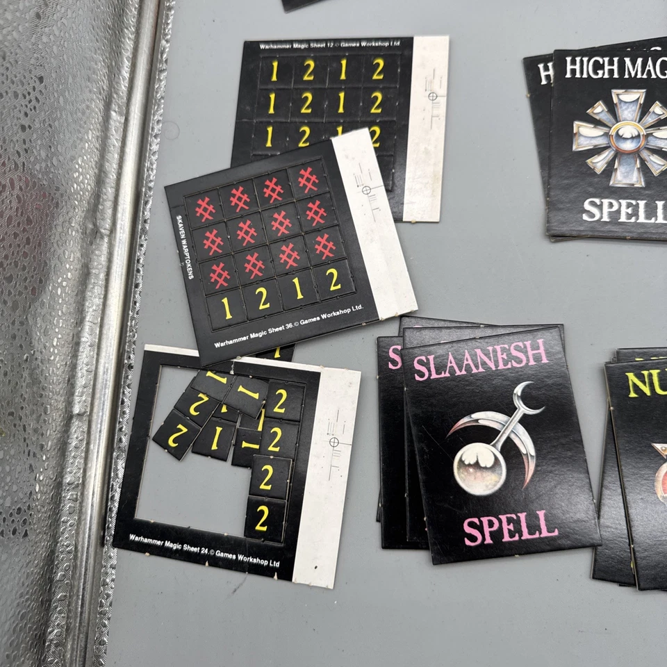 WARHAMMER BATTLE MAGIC SET SUPLEMENTO FANTASÍA BATALLA JUEGOS TALLER Incompleto Foto 2 de 4