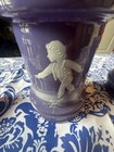 Antique Mary Gregory Decanter Set Plum Opaline — photo 7