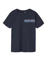 Nkmmarcel Sonic Nreg Ss Top, GrößE M, Blau, Baumwolle, Modell-Nr. 12345