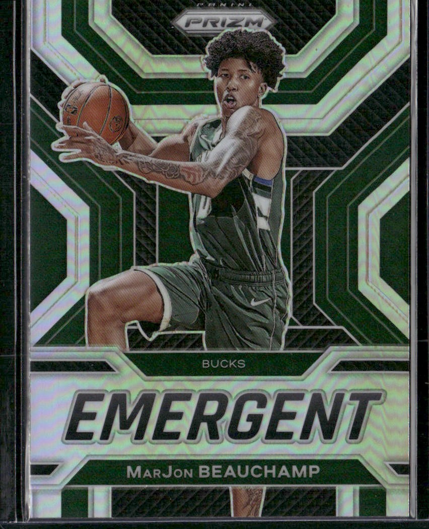 2022-23 Panini Prizm #3 MarJon Beauchamp Emergent Prizms Silver
