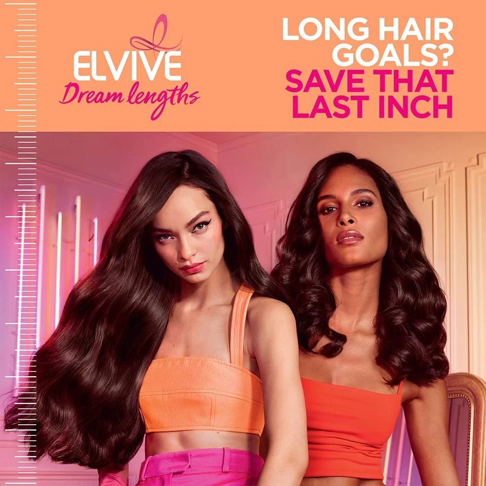 L'Oreal Elvive Dream Lengths No Haircut Cream Leave-In Conditioner 6.8 fl oz - Image 3 of 4