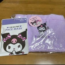 Fluffy mini tote face mask Kuromi-chan 3f8a1a
