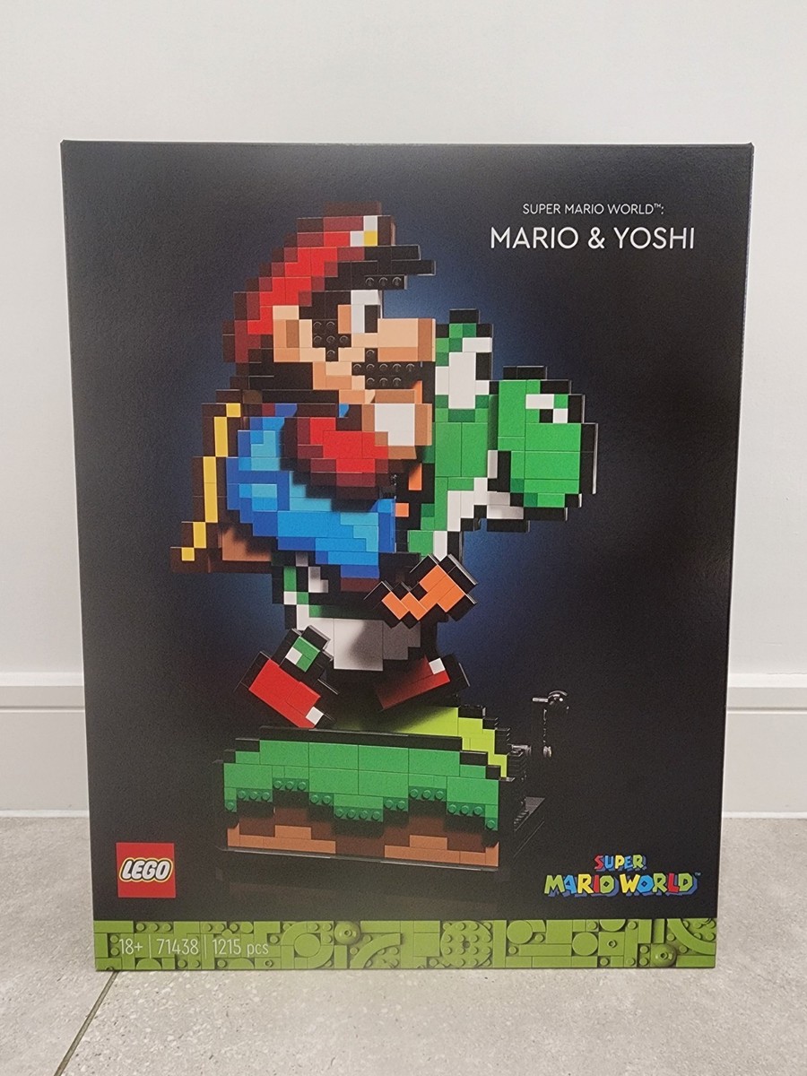 8 Bit Mario Yoshi Lego