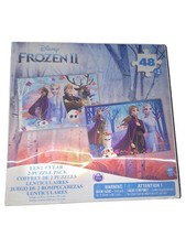 Disney Frozen II Lenticular 2-Puzzle Pack 48 Teile x2 Anna Elsa Olaf 4+