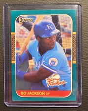 Donruss 1987 The Rookies #14 Bo Jackson Kansas City Royals Rookie Card. rookie card picture