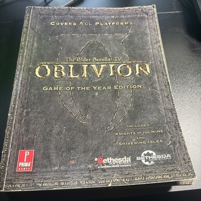 Elder Scrolls IV Oblivion Game of The Year Strategy Guide Prima