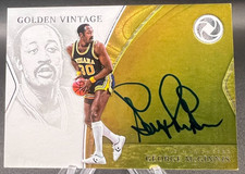 2018-19 Panini Opulence George McGinnis On-Card Auto /79 –Golden Vintage– Pacers