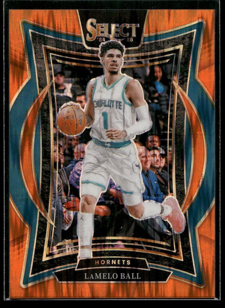 2024-25 Panini Select LaMelo Ball CONCOURSE ORANGE FLASH PRIZM SP
