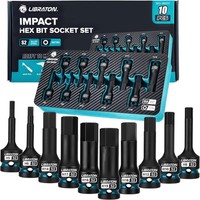 Libraton Schlag Hex Bit SteckschlüSsel Set H5-H19 10Tlg