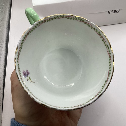 Vintage Shelley Bone China Trio - 17522 ? - Stocks - 1940-66 - Pinks, Purples - Picture 6 of 23