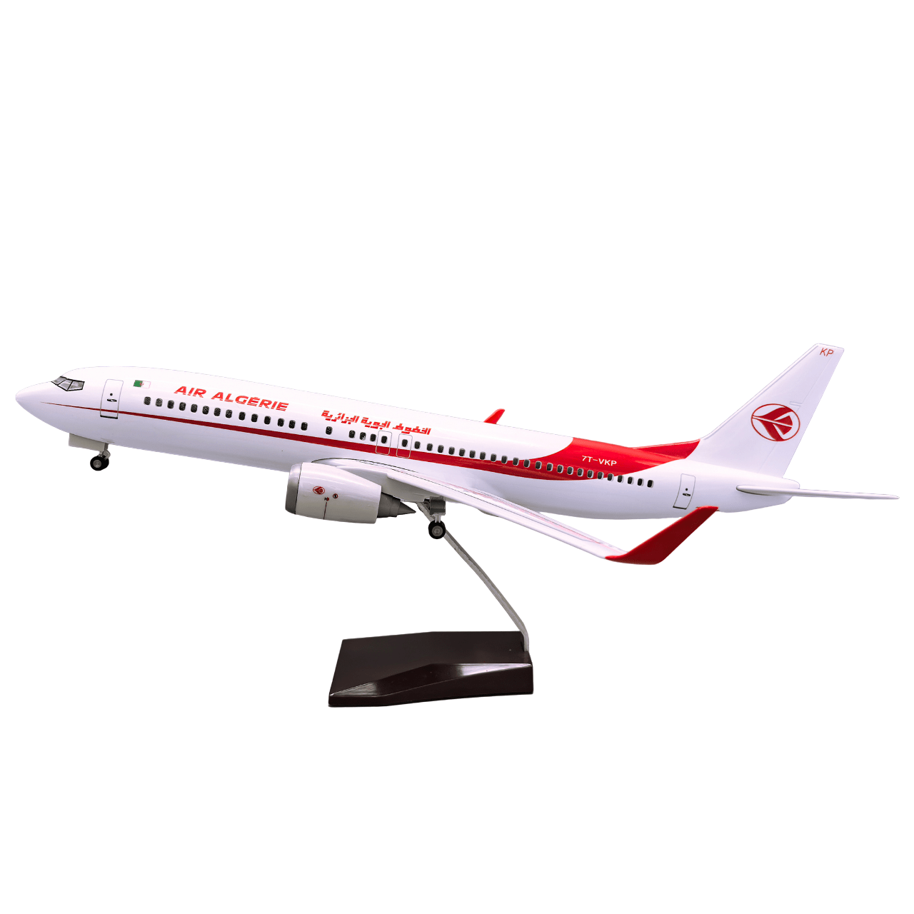 Extra Large Air Algérie Boeing 737 Resin & ABS Aircraft Model Plane Gift - 1/85