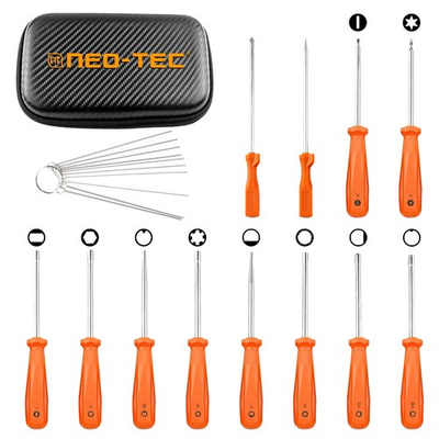 #ad 12 Pcs Carburetor Adjustment Kit Carb Tune up Adjusting Small Engine Tool Kit $29.99