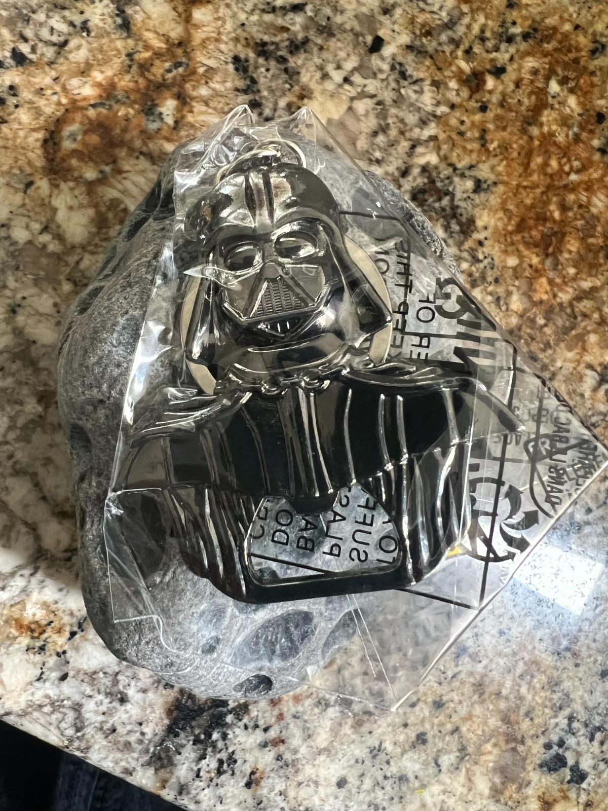 STAR WARS DARTH VADER Figurine  Pewter color Keychain bottle opener collectible 