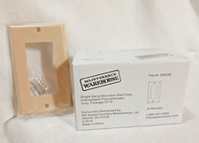 10pk Box Maintenance Warehouse Wall Plate 1-Gang Switch Cover - NEW