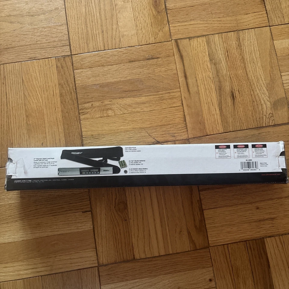 Johnson Digital laser Level with Carrying Case New In Box Never Used - Image 3 of 4