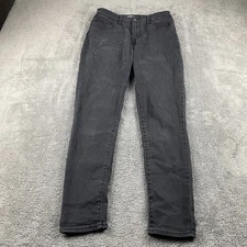 Levis 721 High Rise Skinny Jeans Womens 29 Black Mid Rise