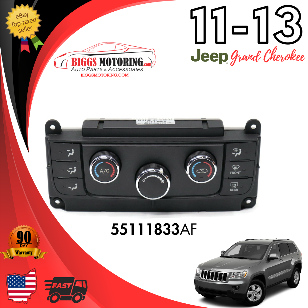 TBK 2011-2013 Jeep Grand Cherokee Ac Heater Climate Control Unit