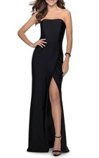 Only worn once black evening gown
