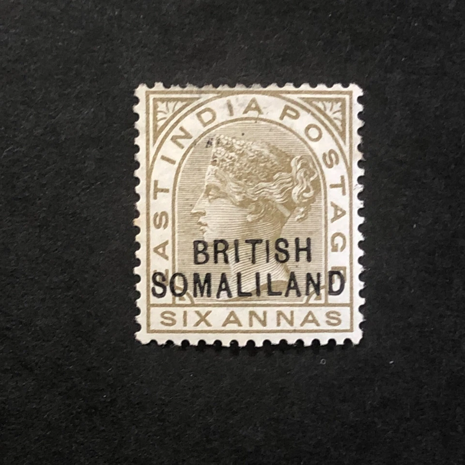 1903 BRITISH SOMALILAND- 6a STAMP - SIX ANNAS  - Sg SO 19 - MINT - Image 2 of 4