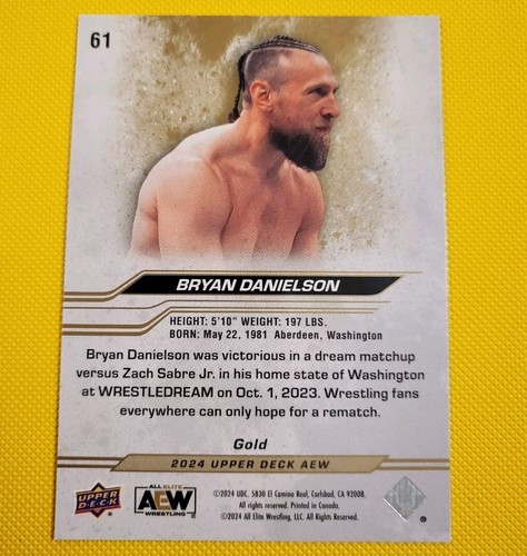 AEW Upper Deck 2024 Flagship Gold Cards - BUY 2, GET 2 FREE! - Picture 25 of 44