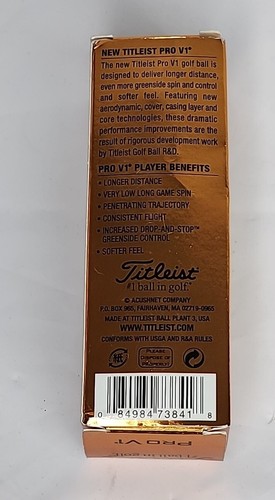 Titleist Pro V1 Golf Balls LIV Logo Balls Sleeve Of 3 RARE LIV Balls - Picture 7 of 7