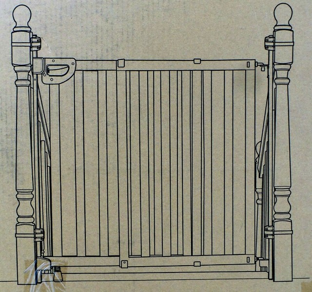 summer banister and stair gate