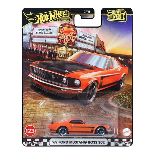 Hot Wheels Premium - Boulevard #123 '69 Ford Mustang Boss 302 (BBJBL20) - 第 1/1 張圖片