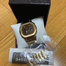 CASIO G-SHOCK Gold Metal GMW-B5000GD-9JF Solar Bluetooth Men  s Watch Excellent