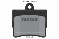 Textar 2190003 Bremsbelagsatz, Scheibenbremse FüR MERCEDES-BENZ