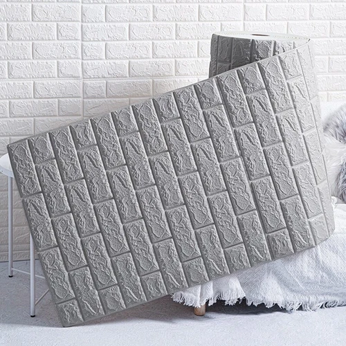 70Cm*10M 3D Brick Pattern Wall Sticker Self-Adhesive Panel Waterproof - Picture 5 of 55