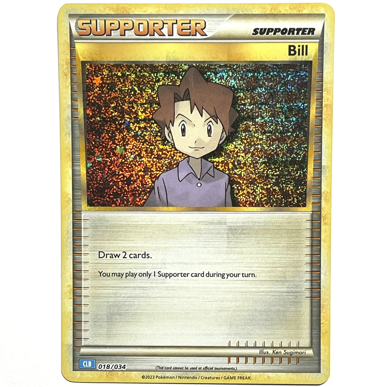 Bill 018/034 CLV CLB CLC Pokemon Card TCG English Classic Collection