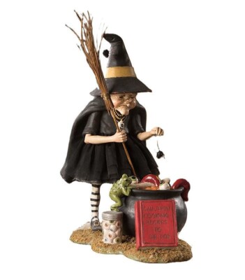 Halloween Bethany Lowe Designs Cauldron Cooking Witch Potion Kitchen Decor NEW