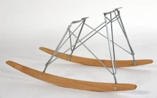 Replacement ZINC BIRCH ROCKER BASE Vintage Spec fit Eames Herman Miller Shells