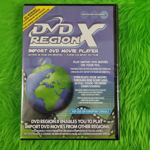 DVD REGION X Import DVD Movie Player Play Other Regions On Your PS2 NEW & Sealed