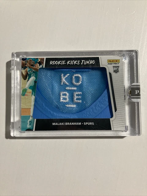 Malaki Branham 2022 23 Panini NBA Instant Rookie Kicks Jumbo 1/1 Kobe Bryant