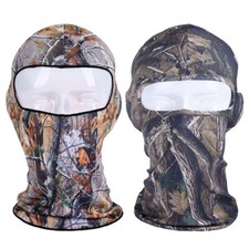 Camo Real Tree Tactical Balaclava Face Mask UV Protection Windproof Hunting Hood