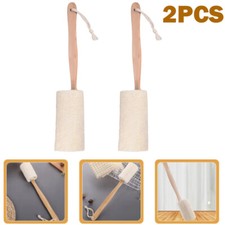 2PCS Scrubber Bath Natural Loofah Sponge Body Brush Shower Body Skin Exfoliating
