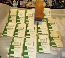 13 Vintage DEVRY Tech. 1950's Radio TV Tubes Electronics Lessons BCD-1 to BCD-13