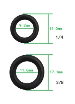 #ad 100Pcs High Pressure Washer O Ring 1 4 M22 3 8 Quick Connect Seal Rings Washers $18.95