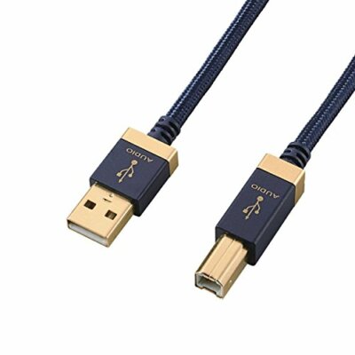 ELECOM USB Kabel 2m Audio für Musik für USB2.0 A auf B vergoldet DH-AB20 NEU