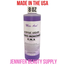 MISS ANA ACRYLIC LIQUID MONOMER PROFESSIONAL ACRYLIC NAIL SYSTEM  8 OZ | US SELL
