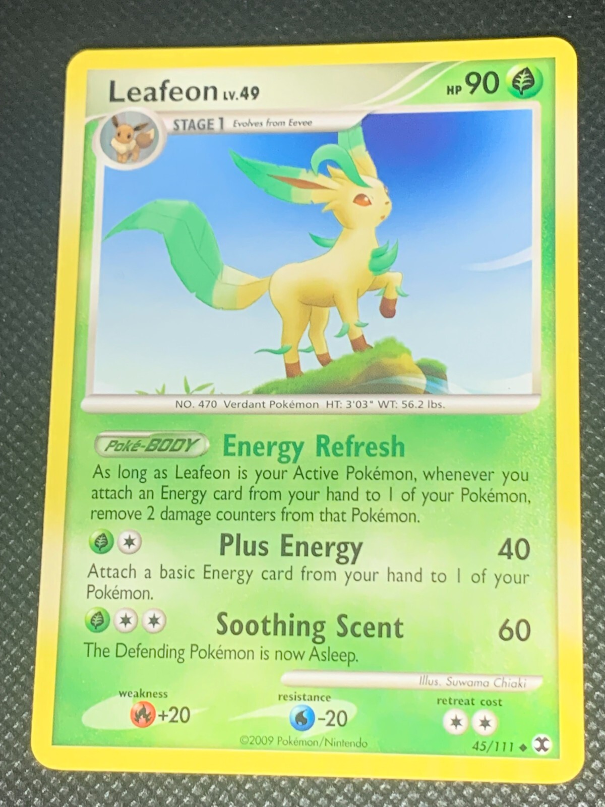 Leafeon 45/111 Uncommon - Rising Rivals Pokemon Card - VLP