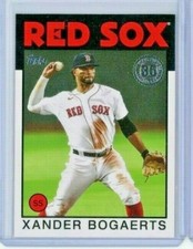2021 Topps 1986 35th Anniversary #86B-28 - Xander Bogaerts - Red Sox - MINT 