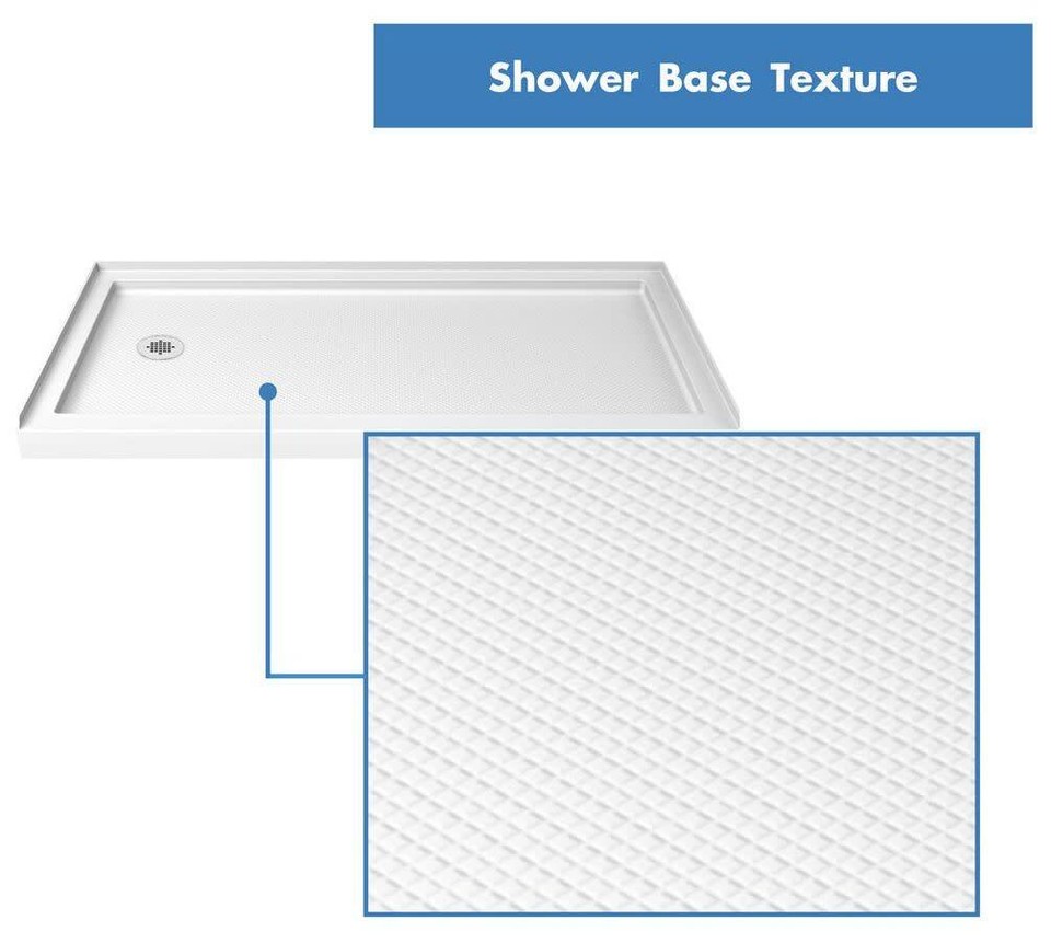 DreamLine DL6113LCL Visions 763/4"H x 60"W Sliding Framed Nickel