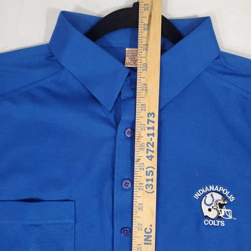 Camisa polo para hombre Indianapolis Colts XL gris ligera NFL S23 - Imagen 6 de 7
