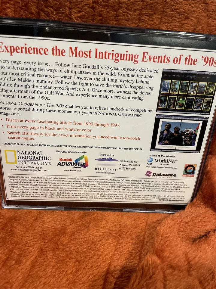 National Geographic Magazine The 70's, 80's AND the 90's 3 CD-ROM sets - Image 4 of 4