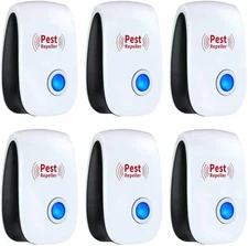 Ultrasonic Pest Repeller, 6-Pack (OPEN)