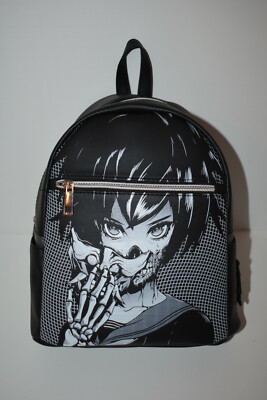 Zombie Makeout Club Zombie Girl Mini Backpack - Halloween Halloween Collage Mini Backpack - Screamers Costumes main image 4